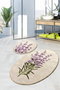 Mijölnir Juego de alfombrillas de baño Lavender Djt (2 piezas)